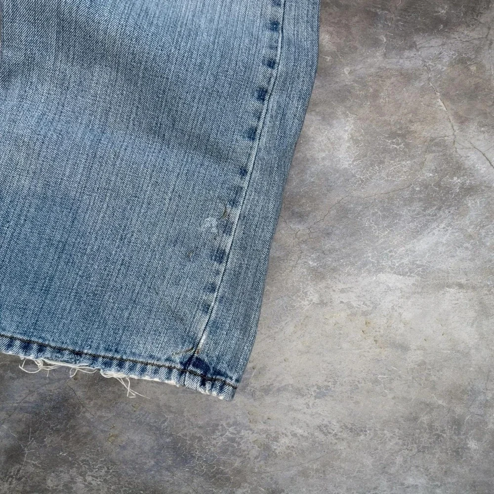 Vintage Levis 567 Distressed Bootcut Jeans Men's 32x29 Skater Grunge Denim Y2K